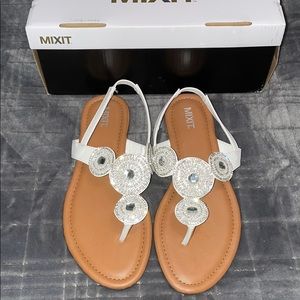 White Strap Sandals